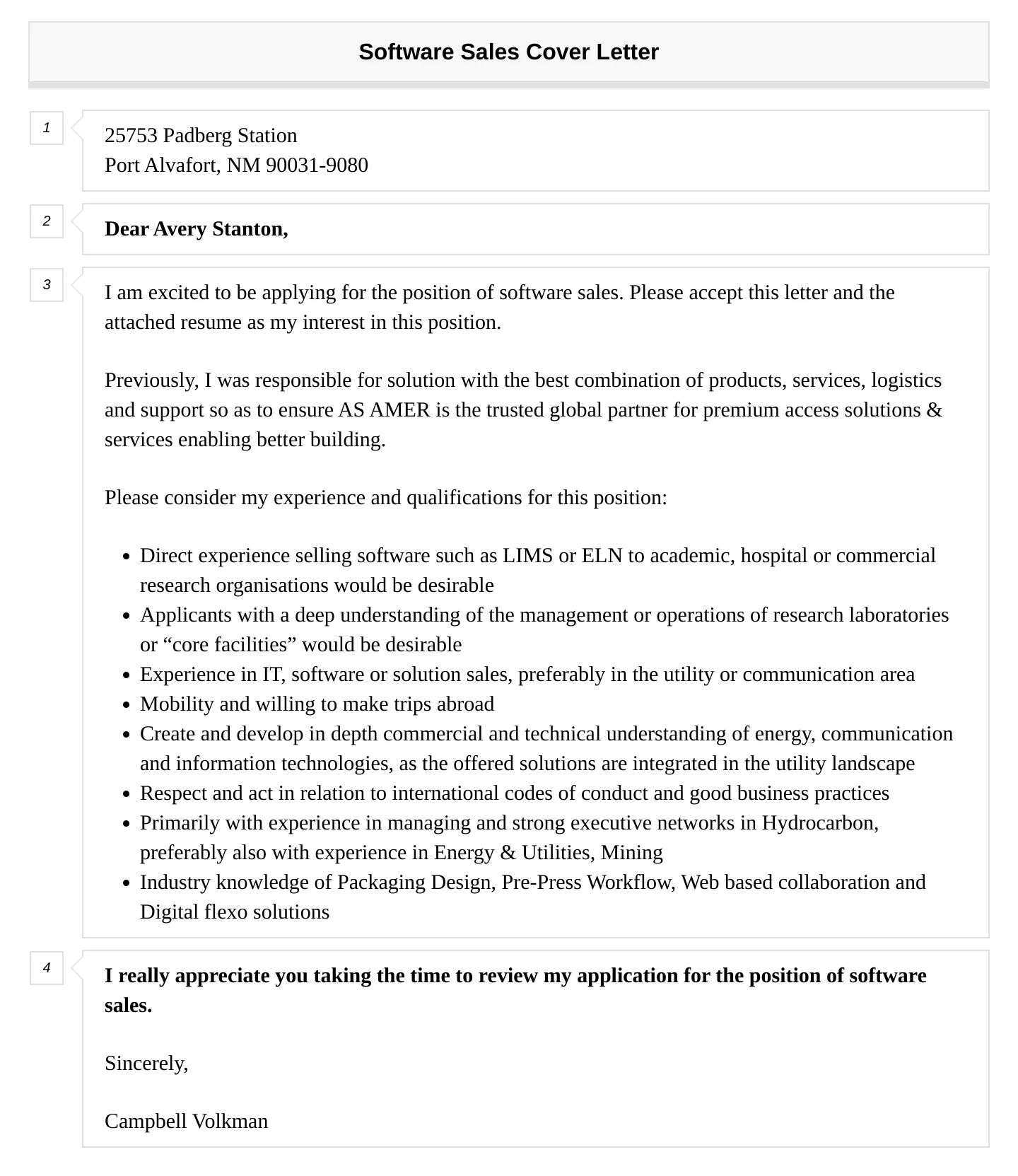 41341 cover letter software knowledge