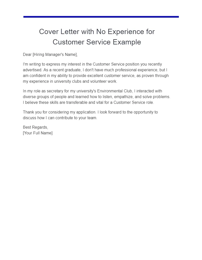 41345 cover letter purpose