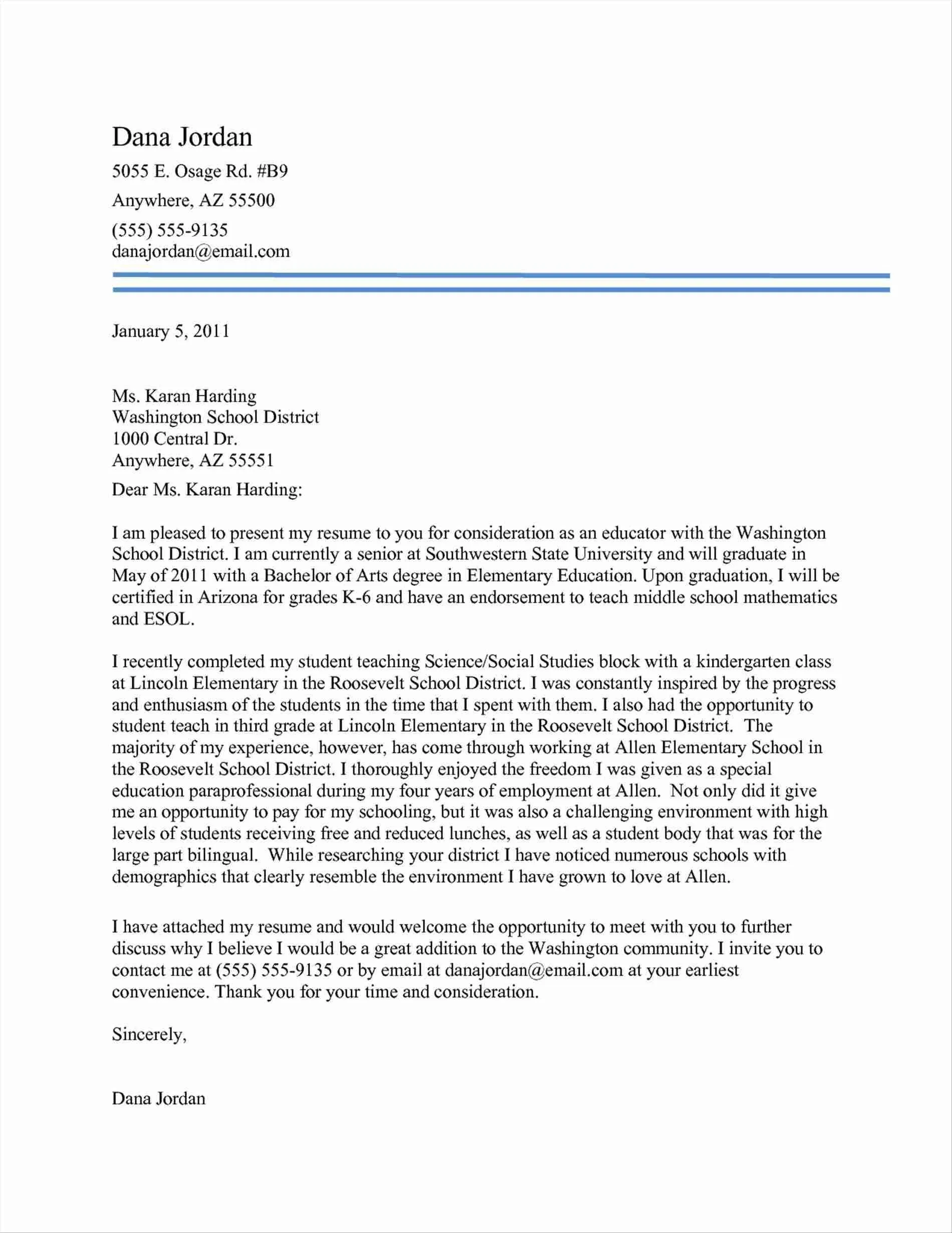 41346 cover letter structure