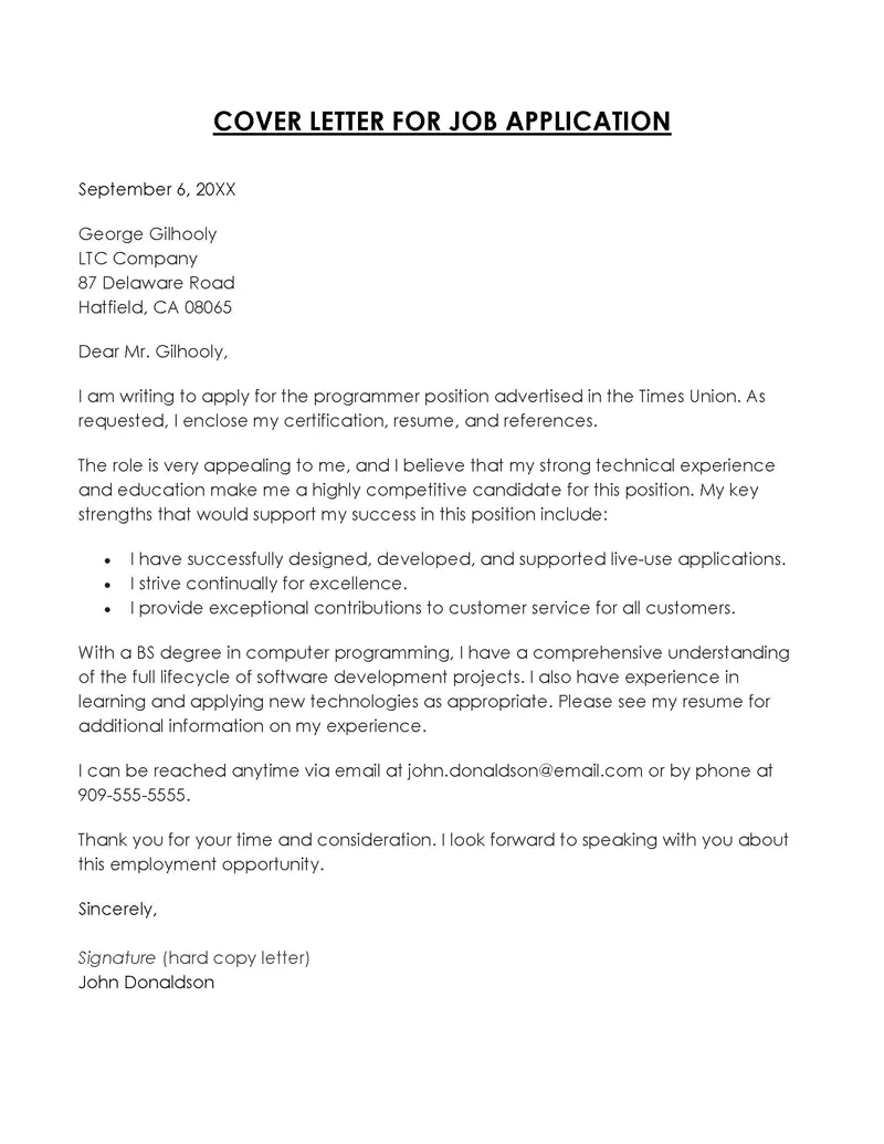 41347 cover letter skills