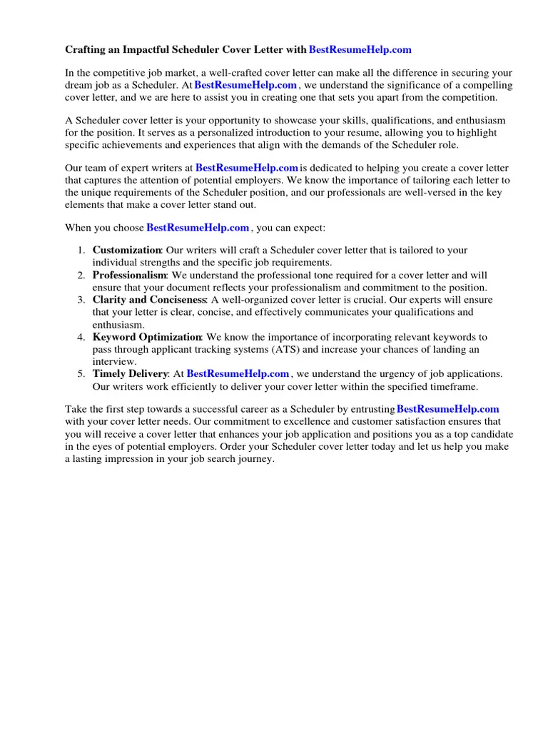 41354 scheduler cover letter image1