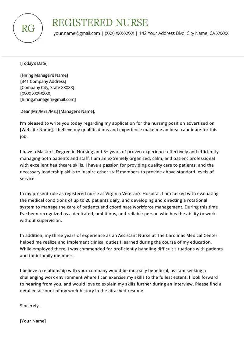 41357 tailoring cover letter