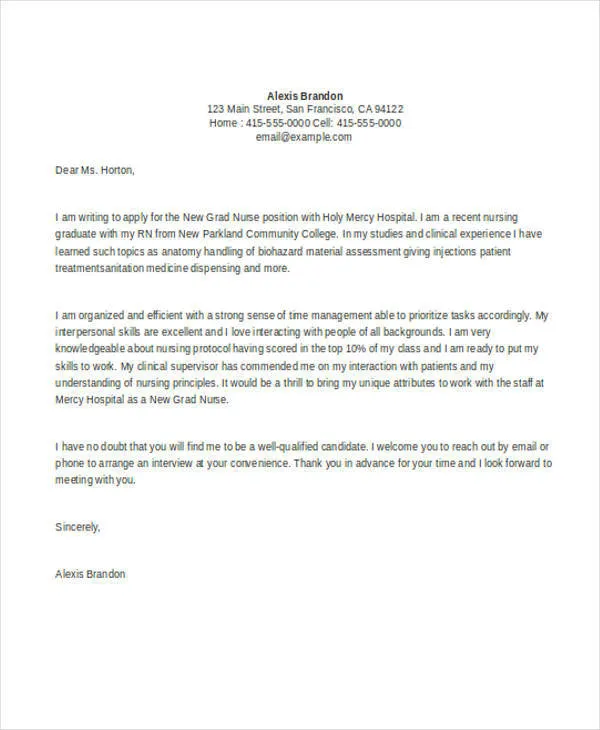 41363 nursing student closing paragraph