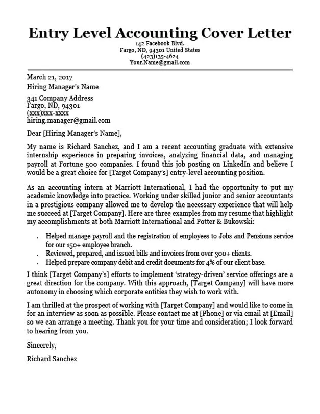 41372 cover letter formatting