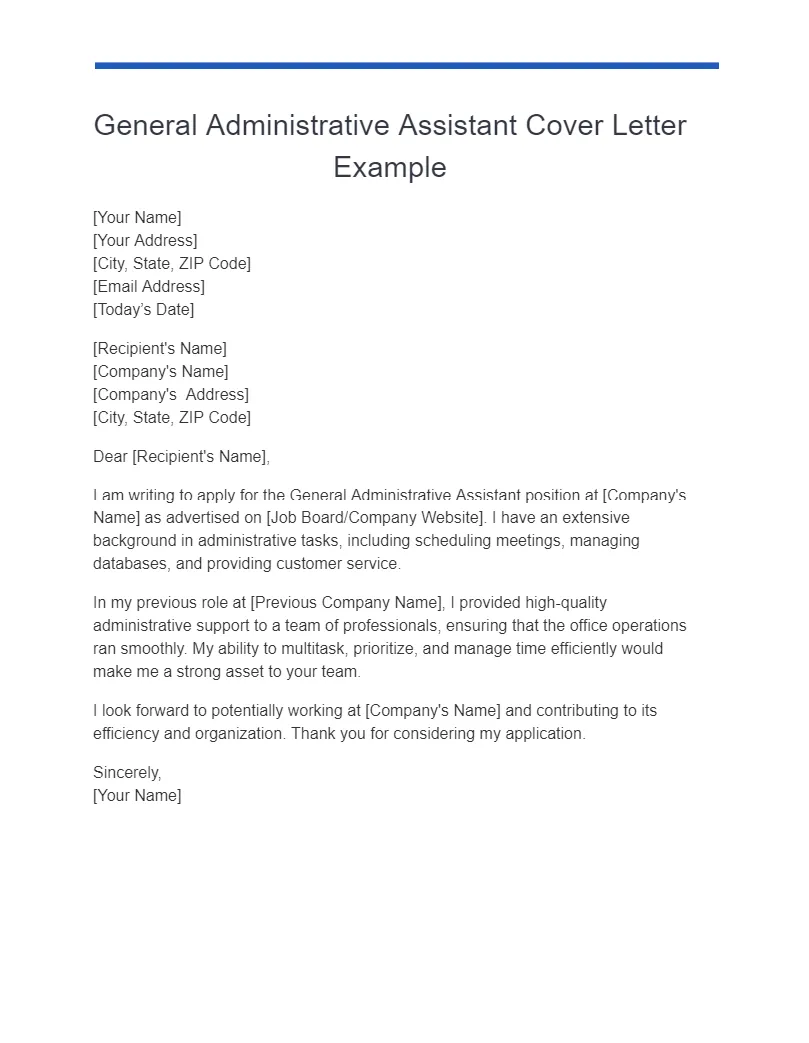 41379 admin cover letter format