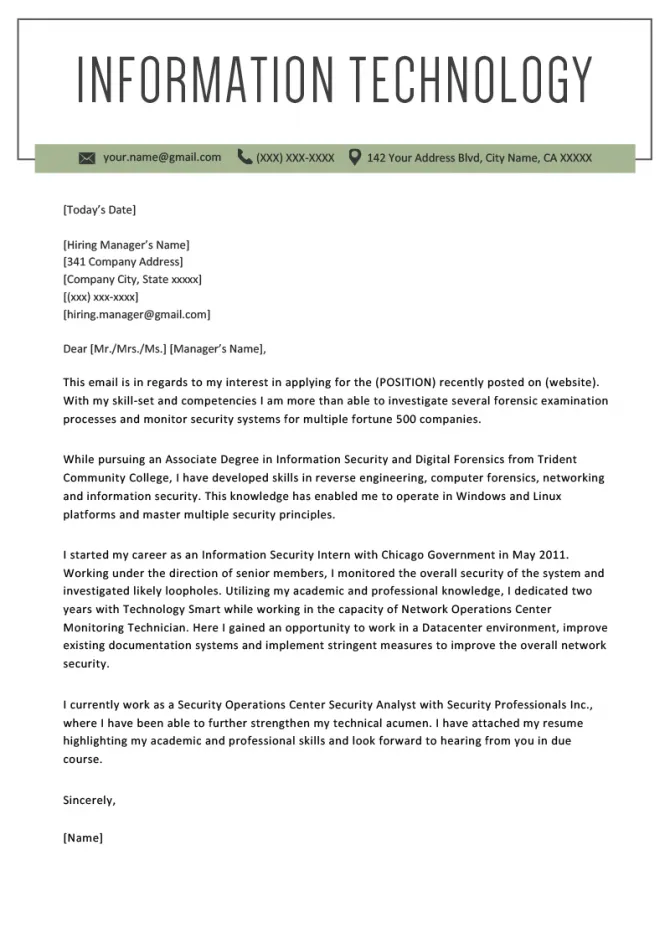 41385 cover letter structure