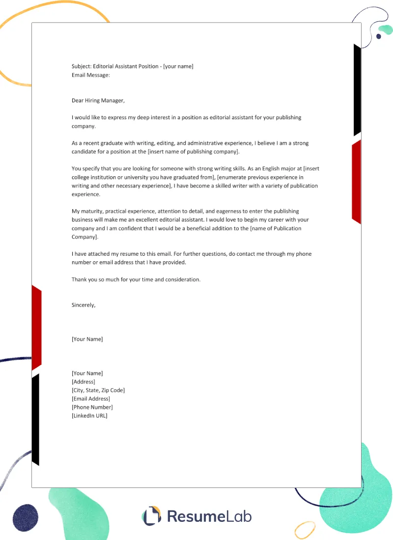 41386 google docs formatting cover letter
