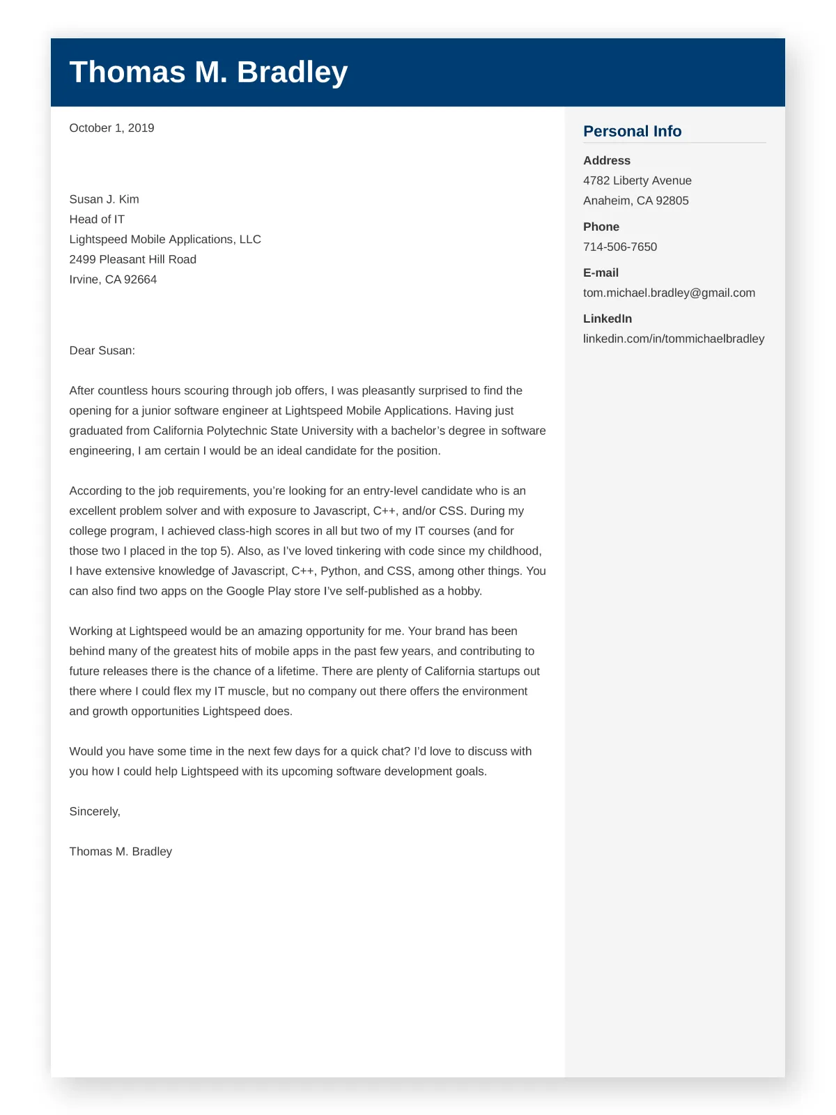 41403 cover letter header
