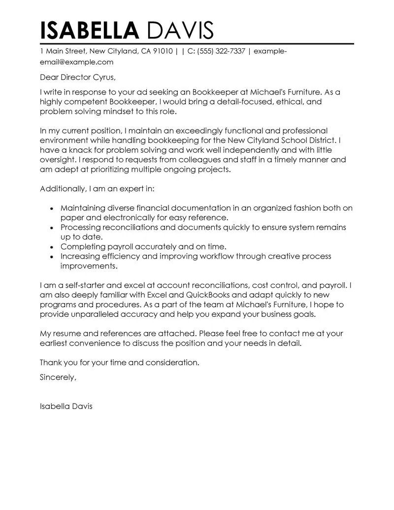 41420 cover letter header