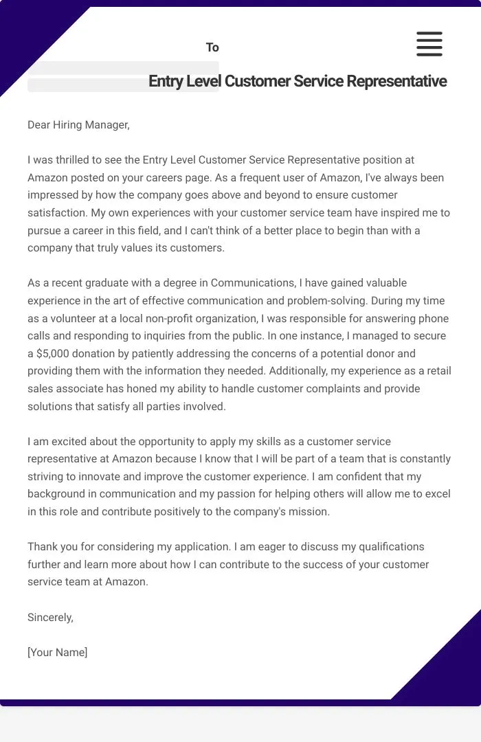 41423 cover letter formatting