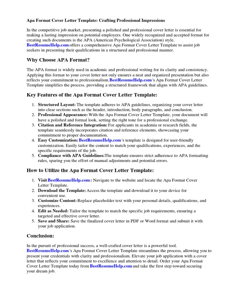 41428 apa cover letter header