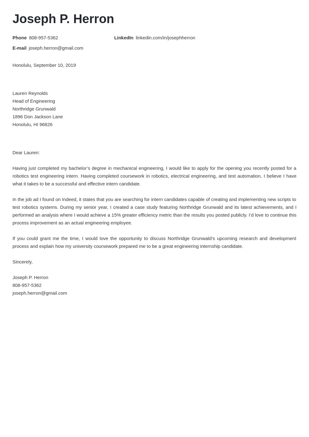 41434 engineering cover letter mistakes