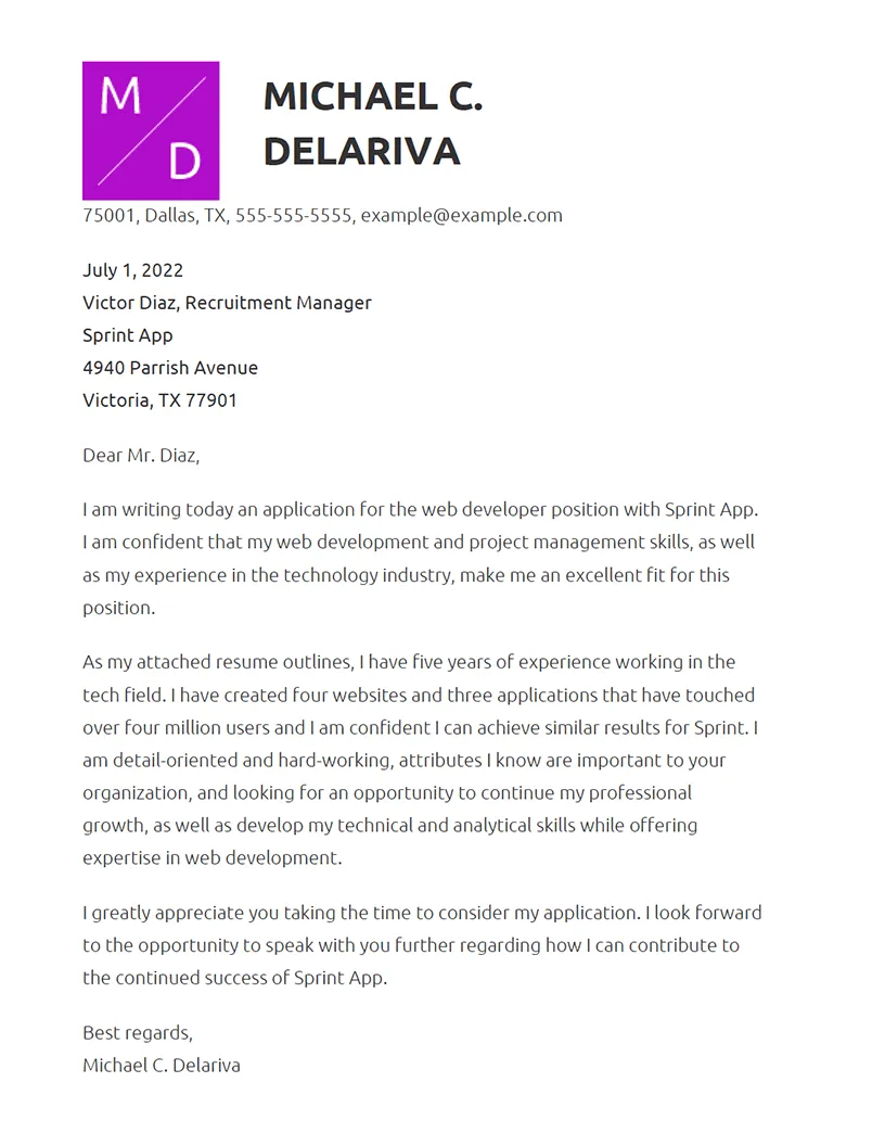 41435 cover letter tips