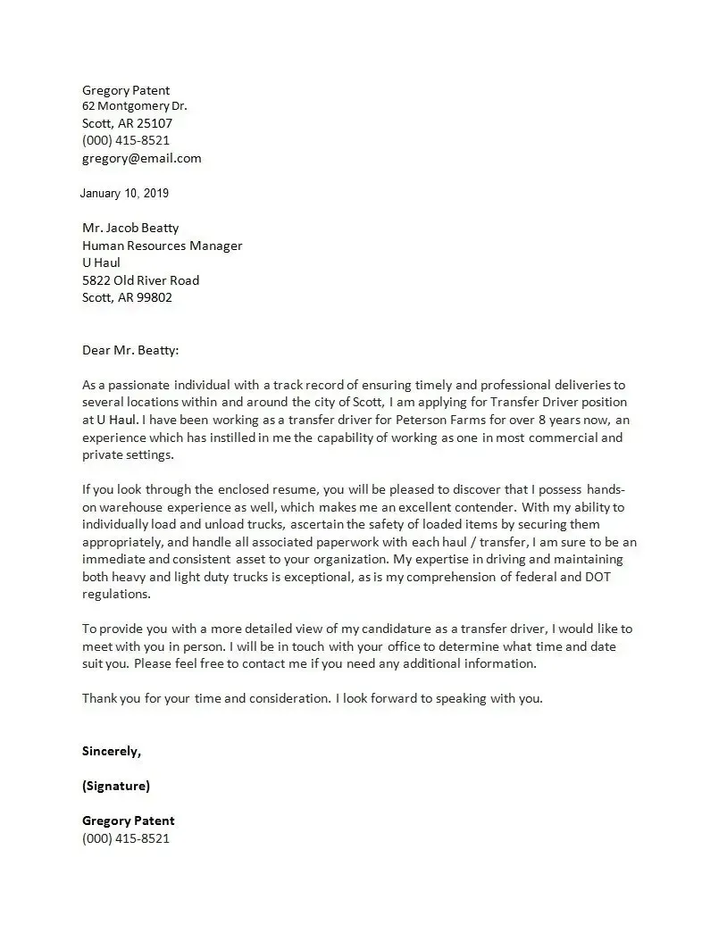 41446 cover letter skills