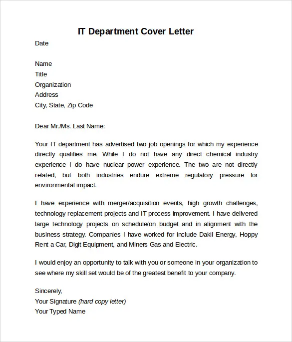 41447 it cover letter achievements