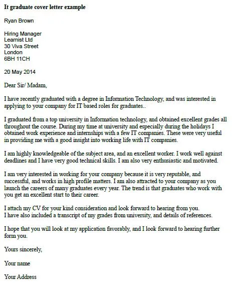 41447 it cover letter skills