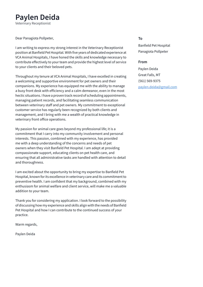 41459 professional cover letter format