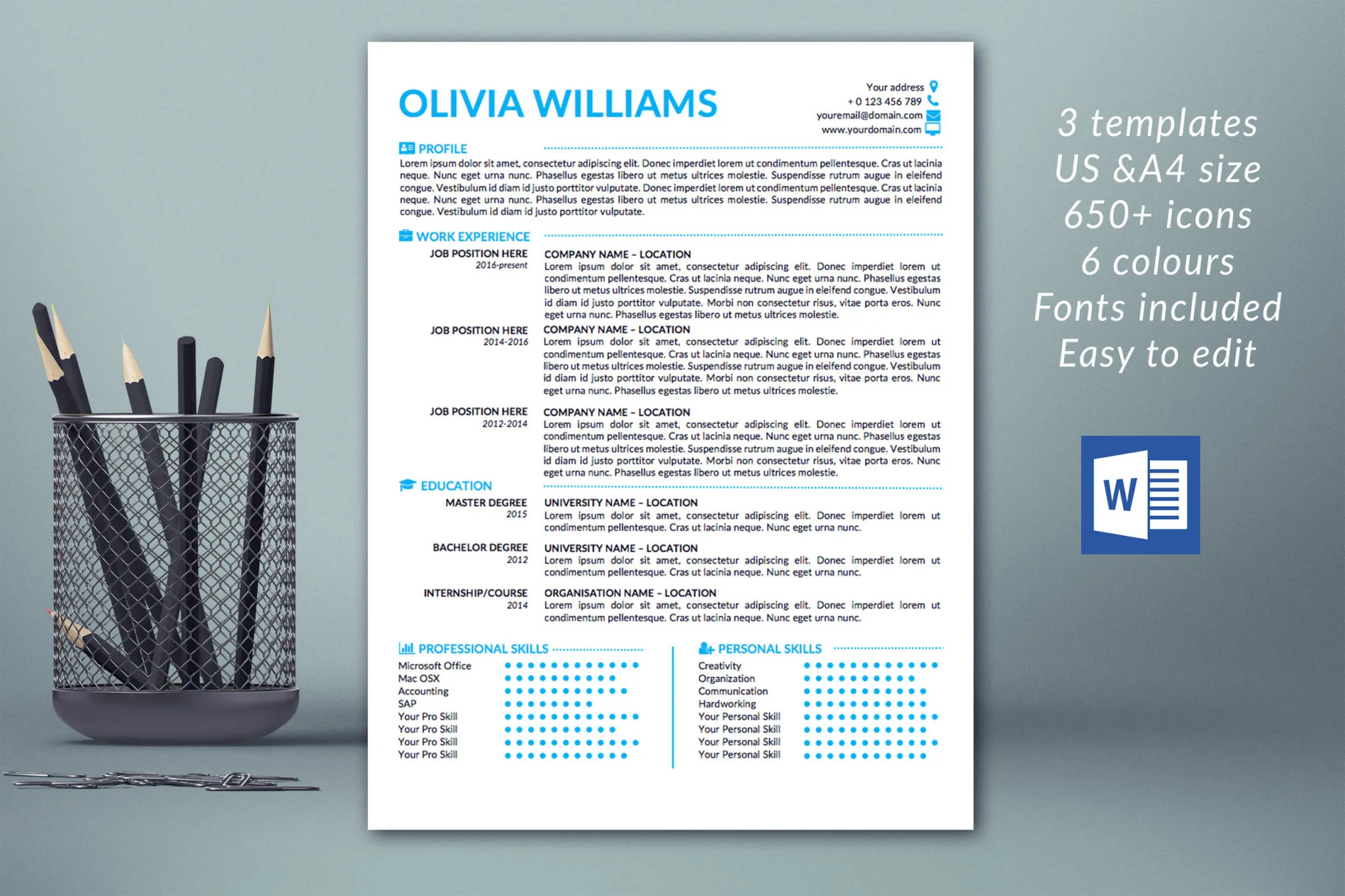 41462 cover letter design header