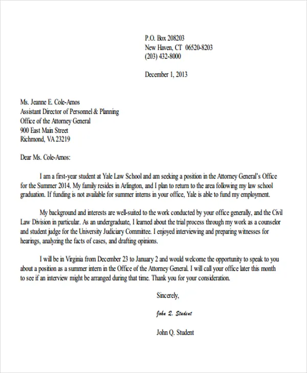 41466 cover letter law mistakes