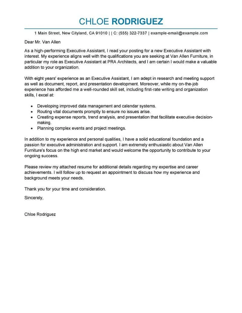 41469 executive assistant skills
