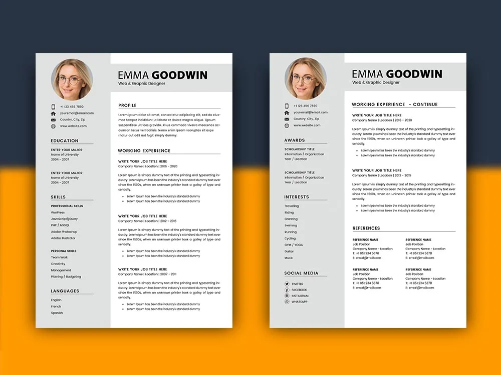 41471 combined resume cover letter