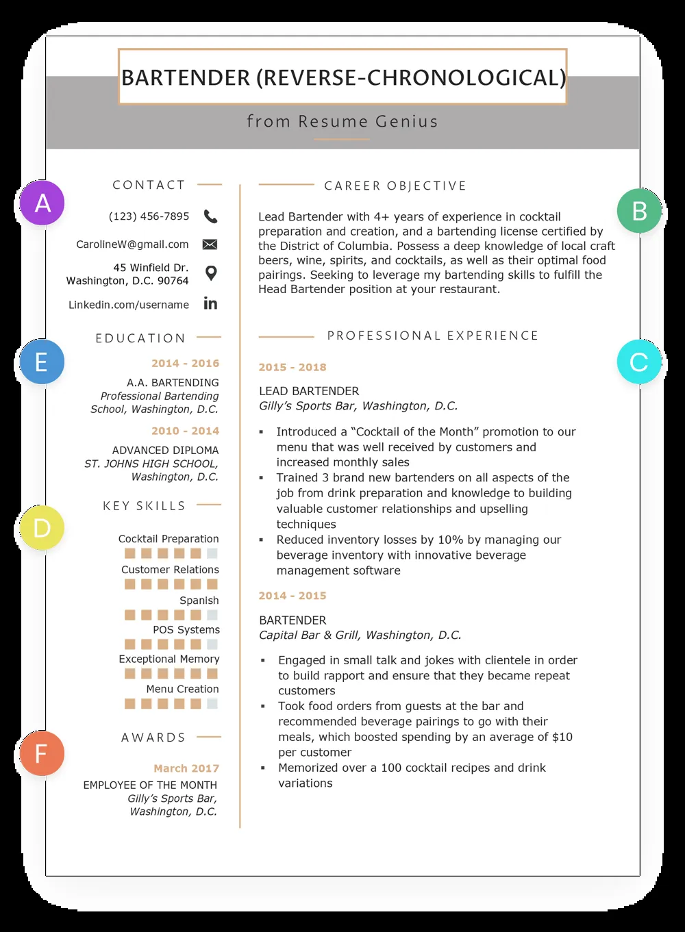41471 resume skills