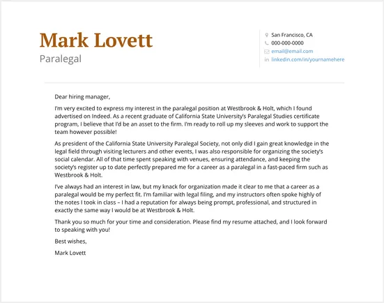41476 paralegal cover letter