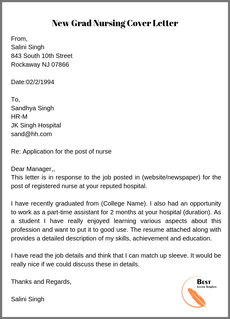 41480 nursing passion cover letter