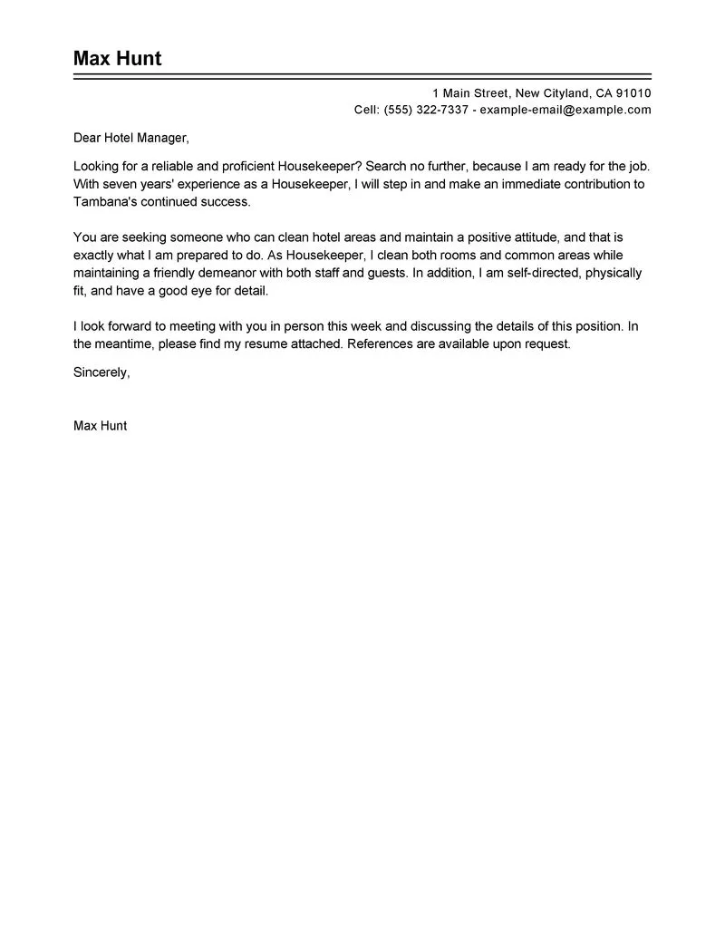 41481 housekeeping supervisor skills