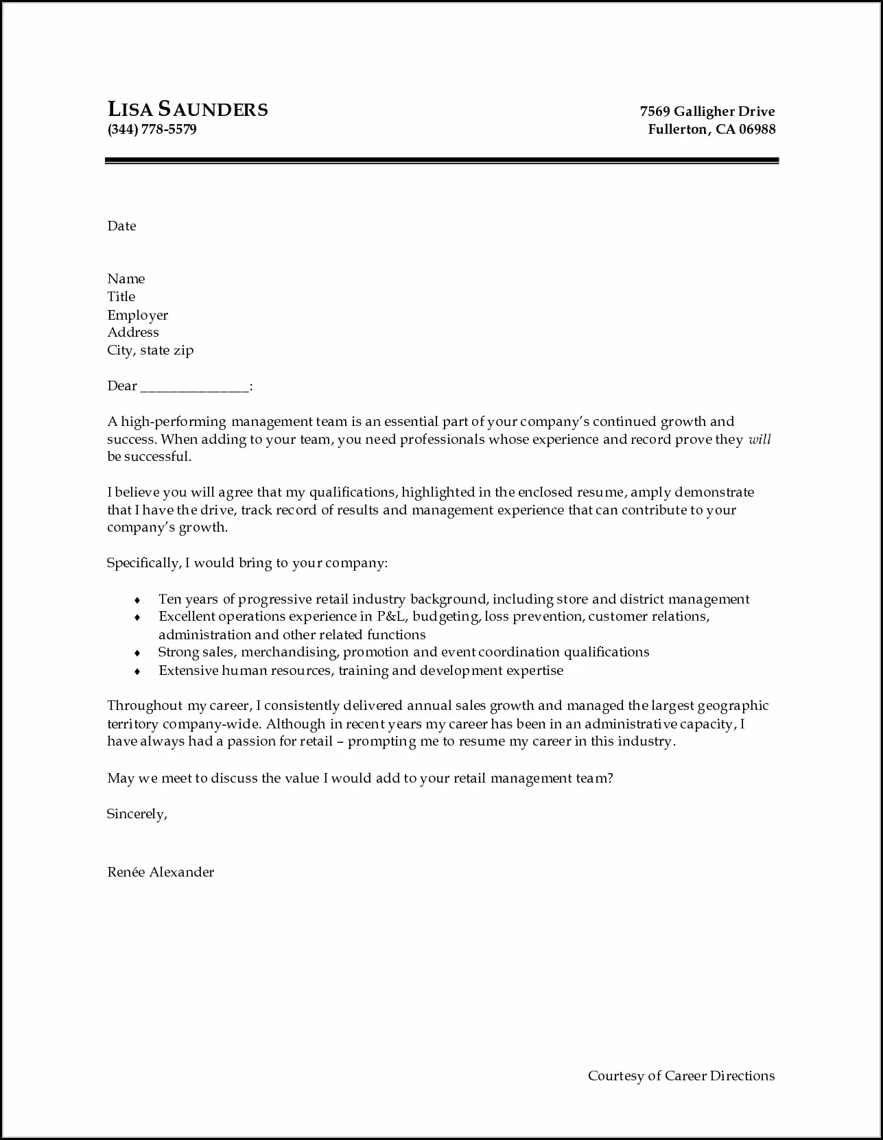 41484 professional cover letter