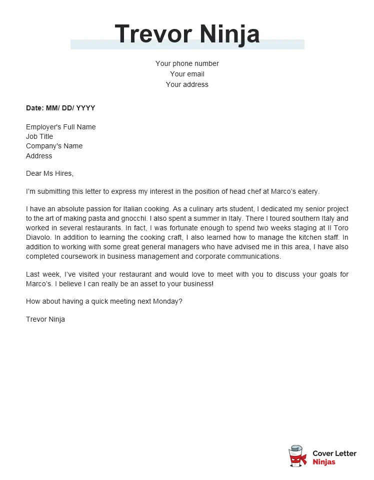 41485 cover letter closing