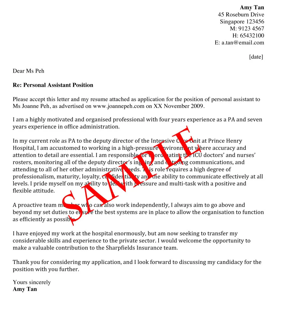 41488 cover letter example