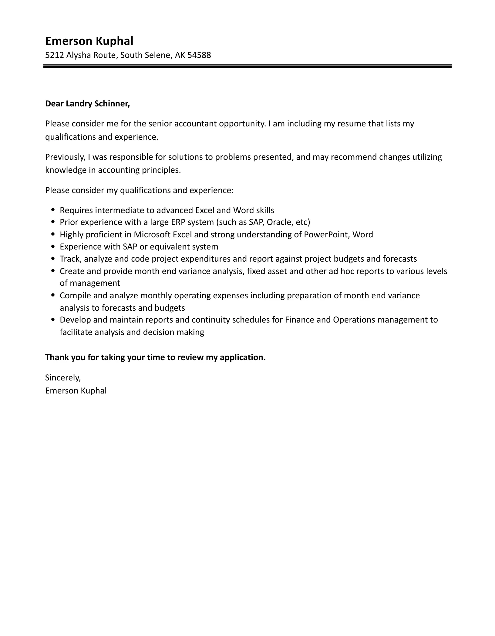 41494 cover letter examples