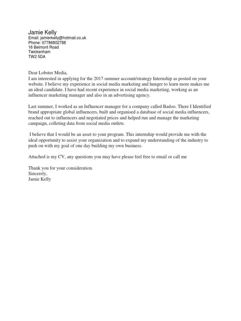 41499 cover letter formatting