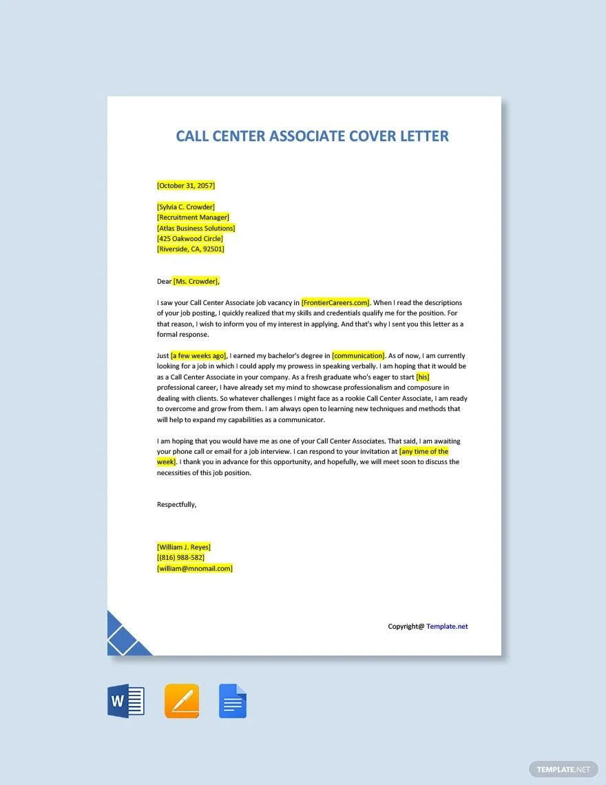 41500 call center cover letter enthusiasm