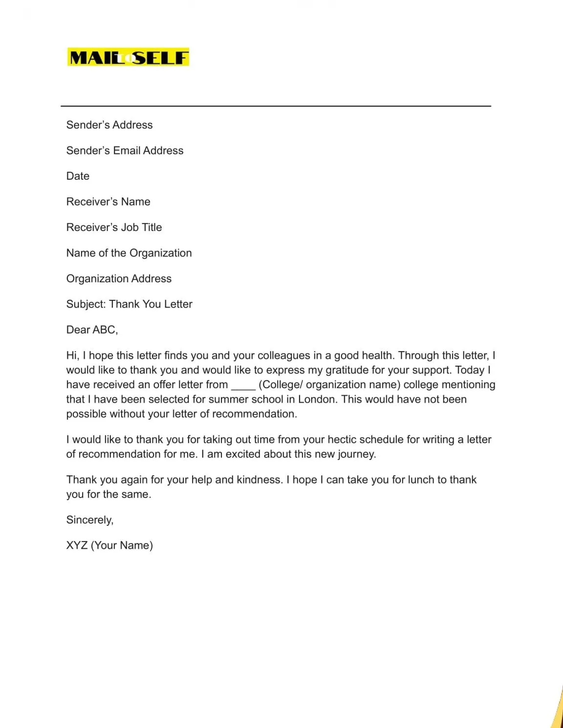 41513 thank you cover letter formatting
