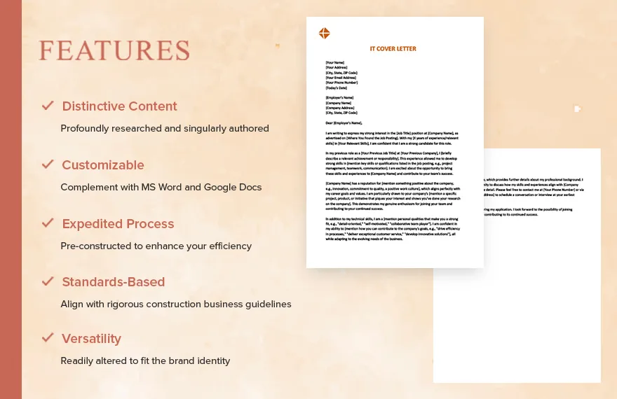 41516 cover letter formatting