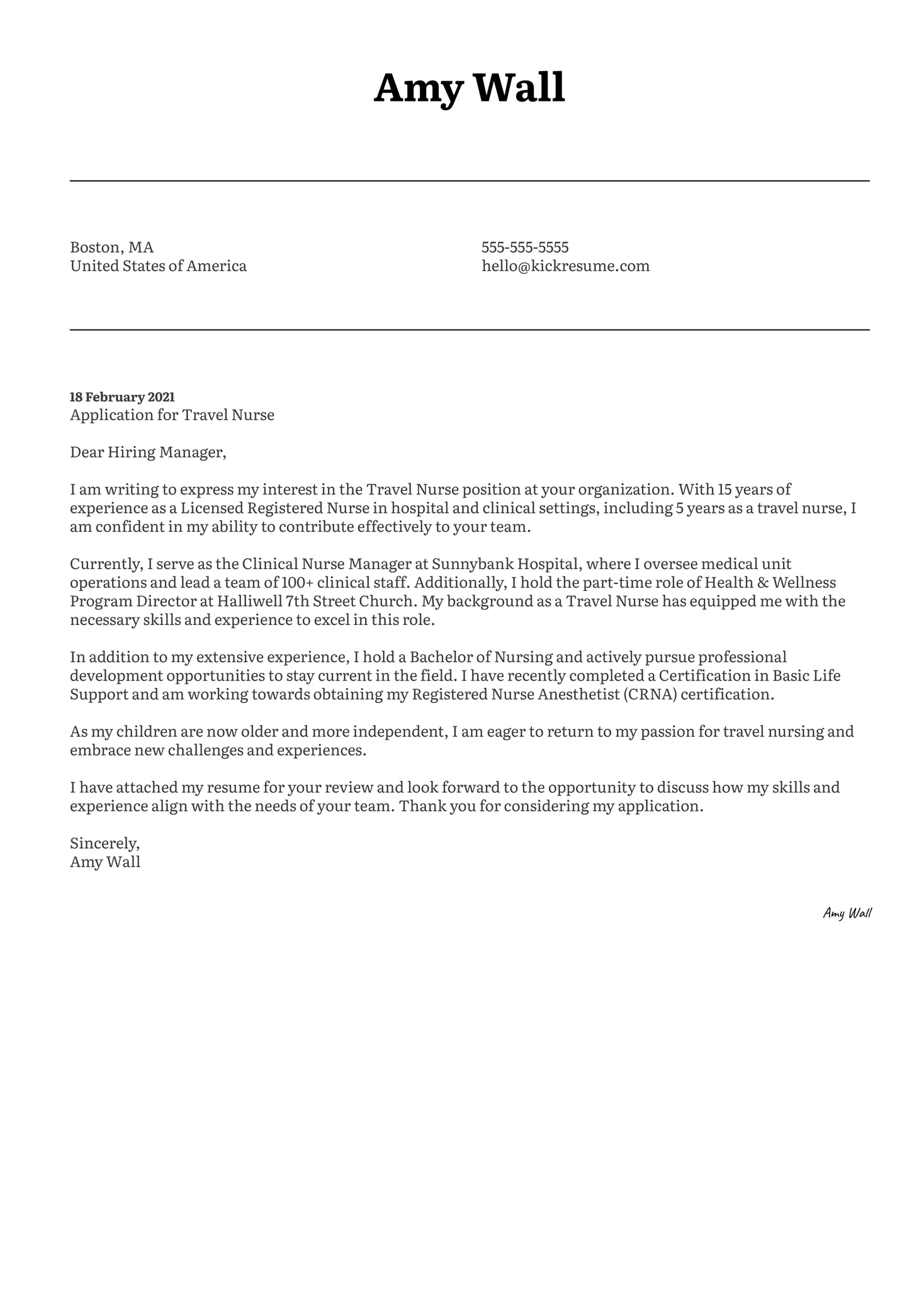 41517 rn cover letter patient care
