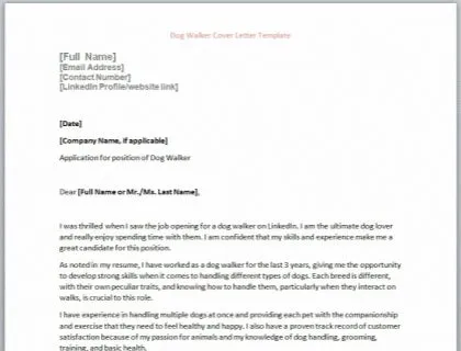 41518 dog walking company research