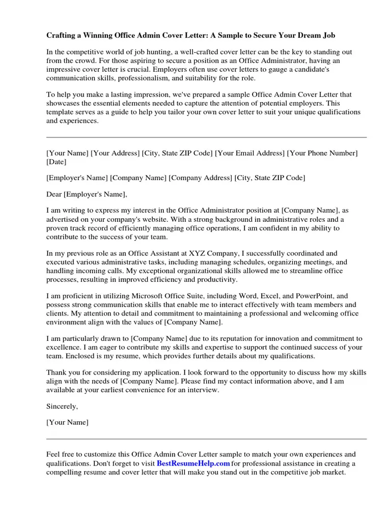 41521 office administrator cover letter image 1