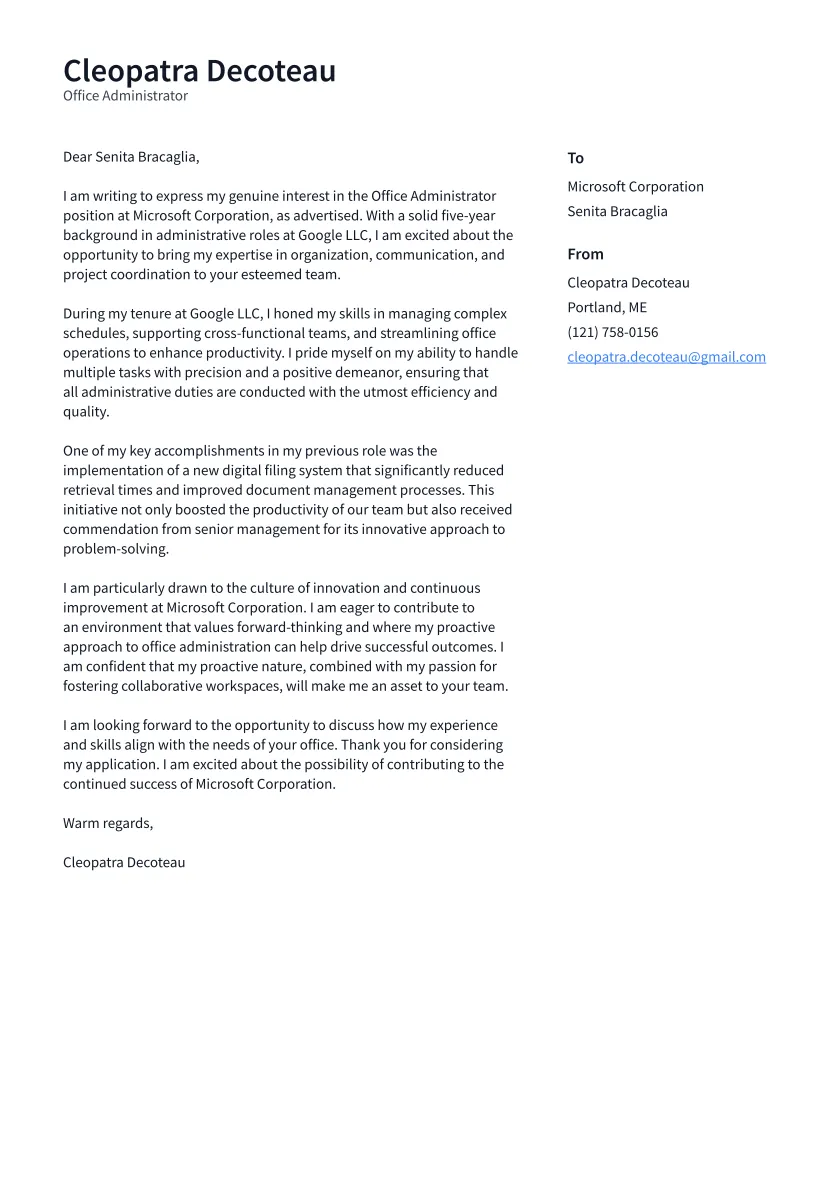 41521 office administrator cover letter image 2