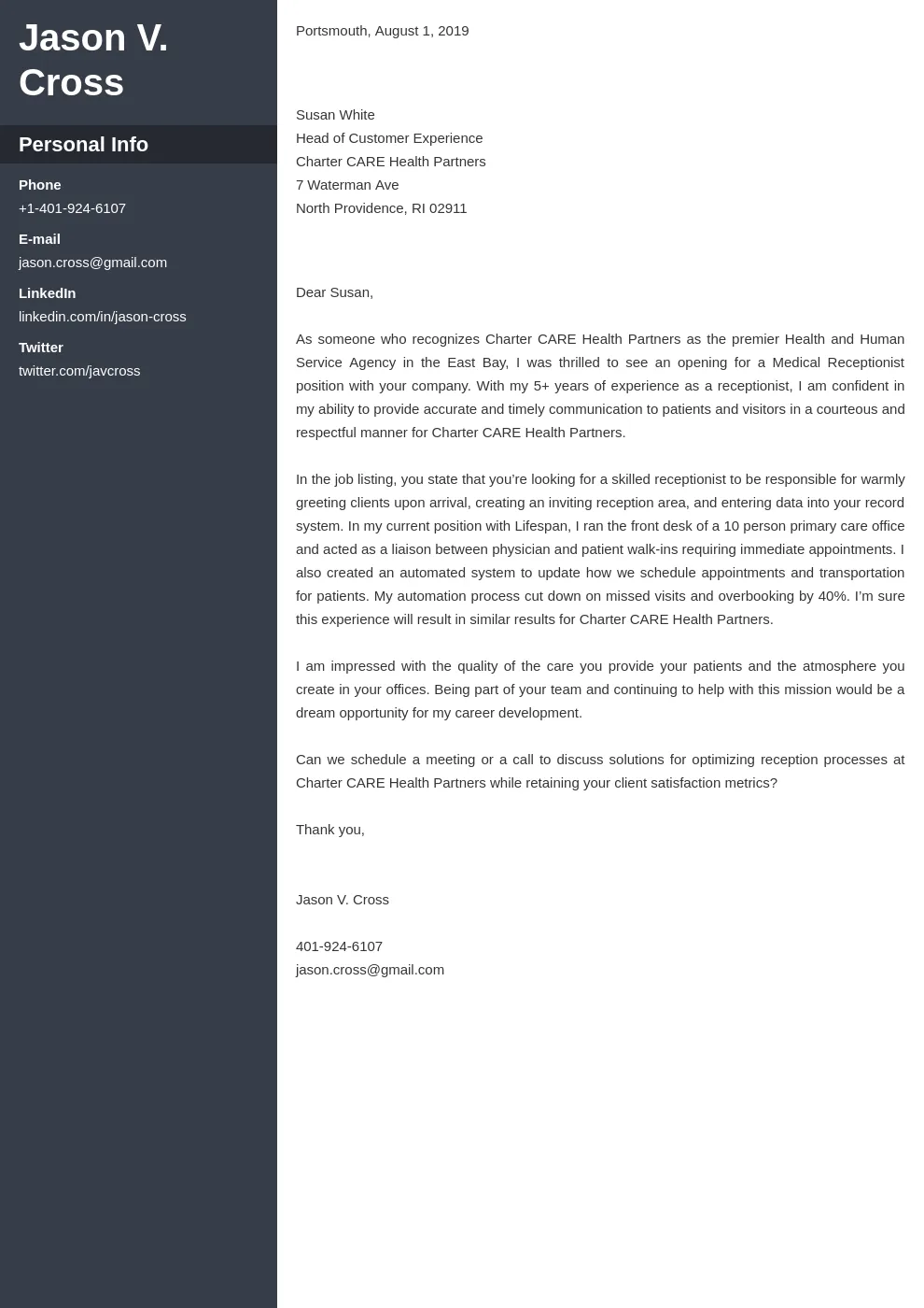 41532 cover letter hiring manager website