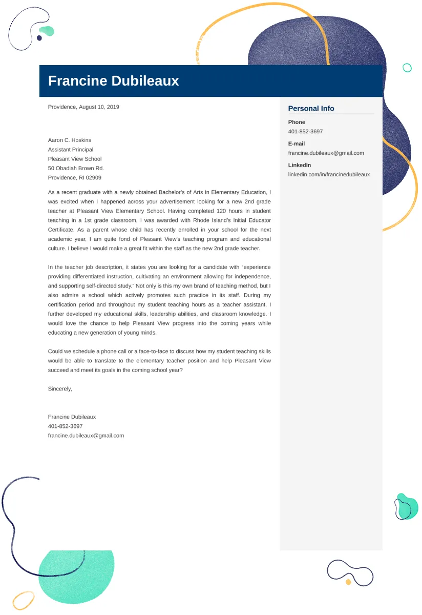 41533 teacher cover letter formatting 3