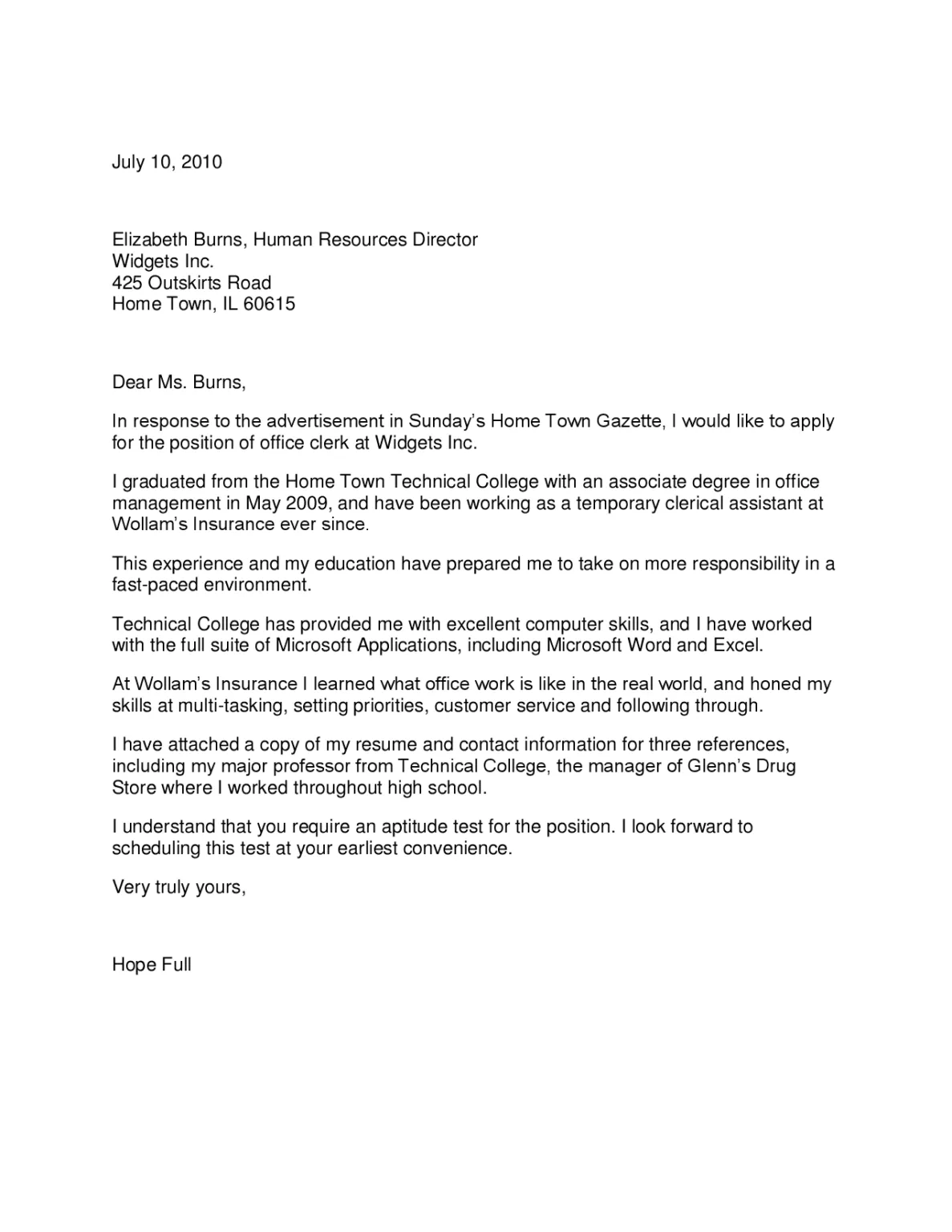 41551 post office cover letter image1
