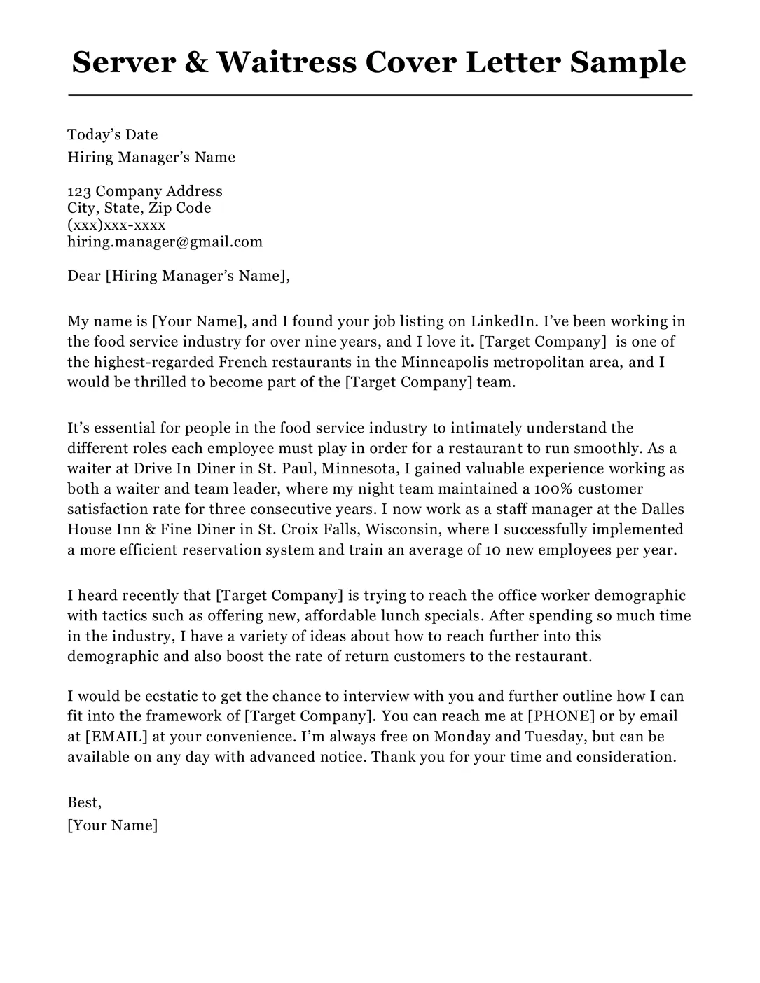 41554 cover letter format