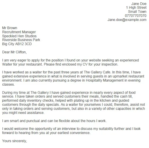 41554 proofreading cover letter