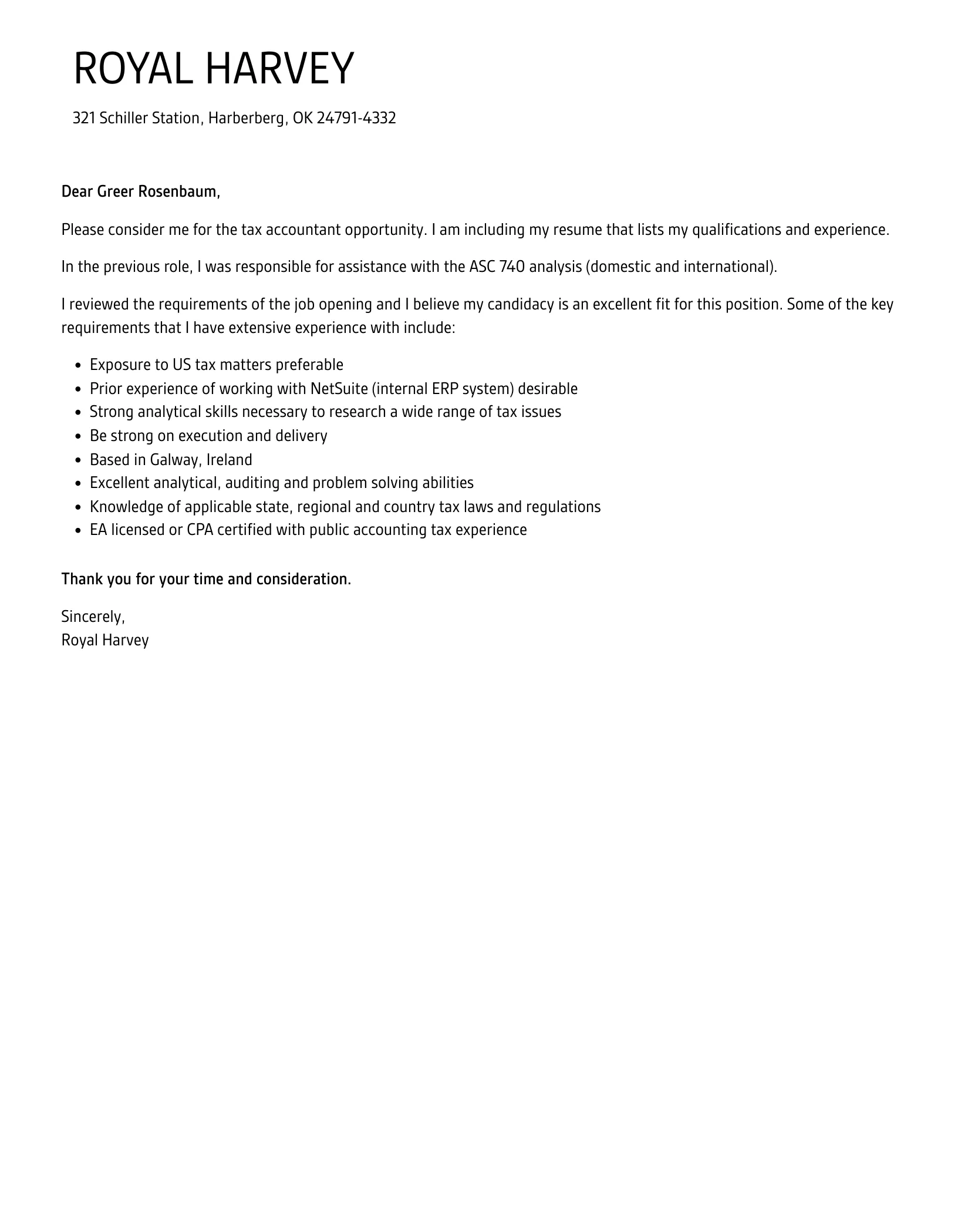 41559 cover letter formatting