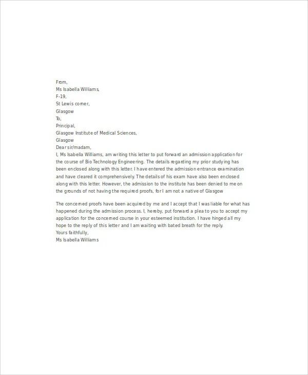 41562 cover letter structuring