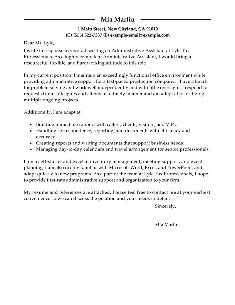 41565 skills for cover letter