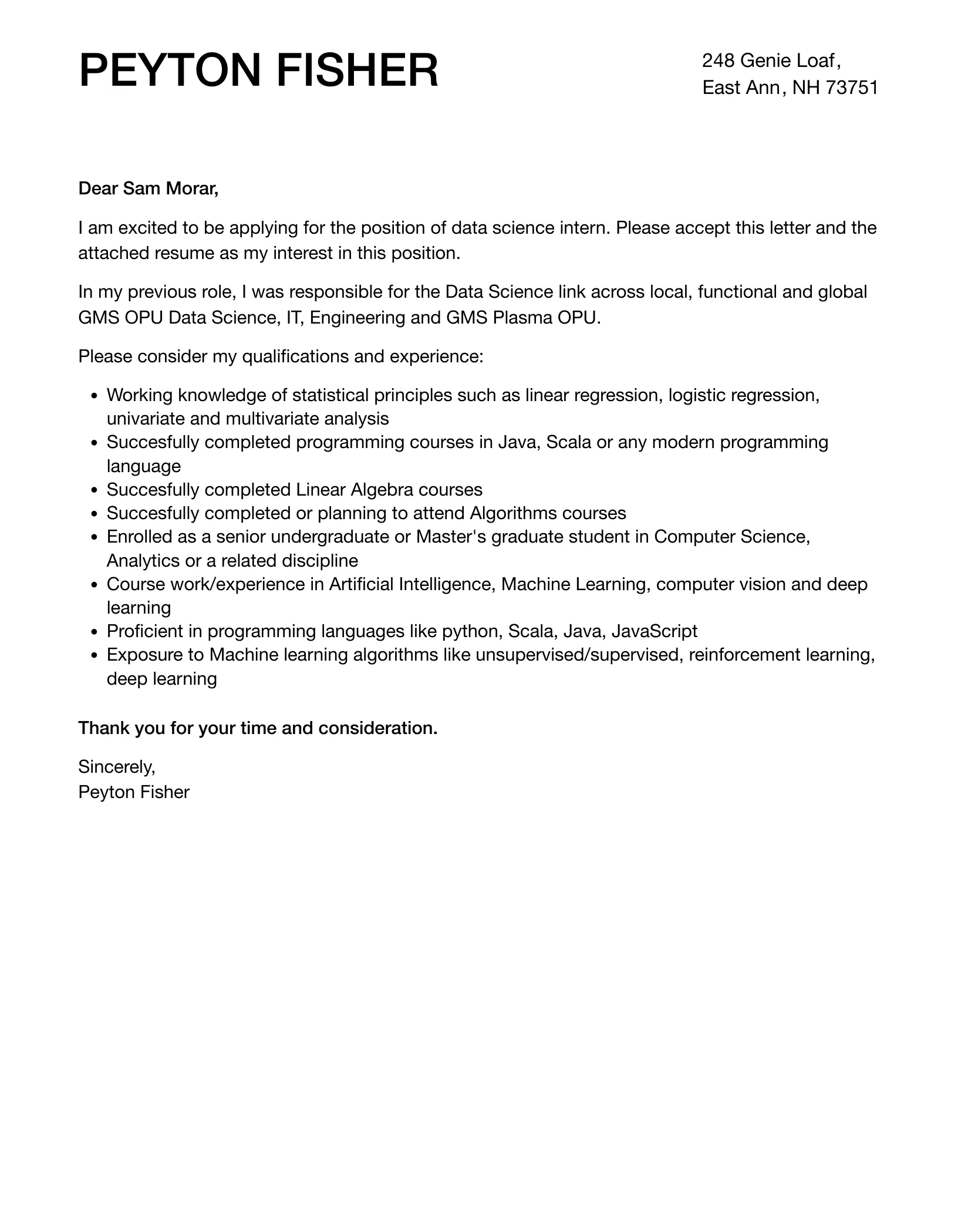 41587 closing cover letter